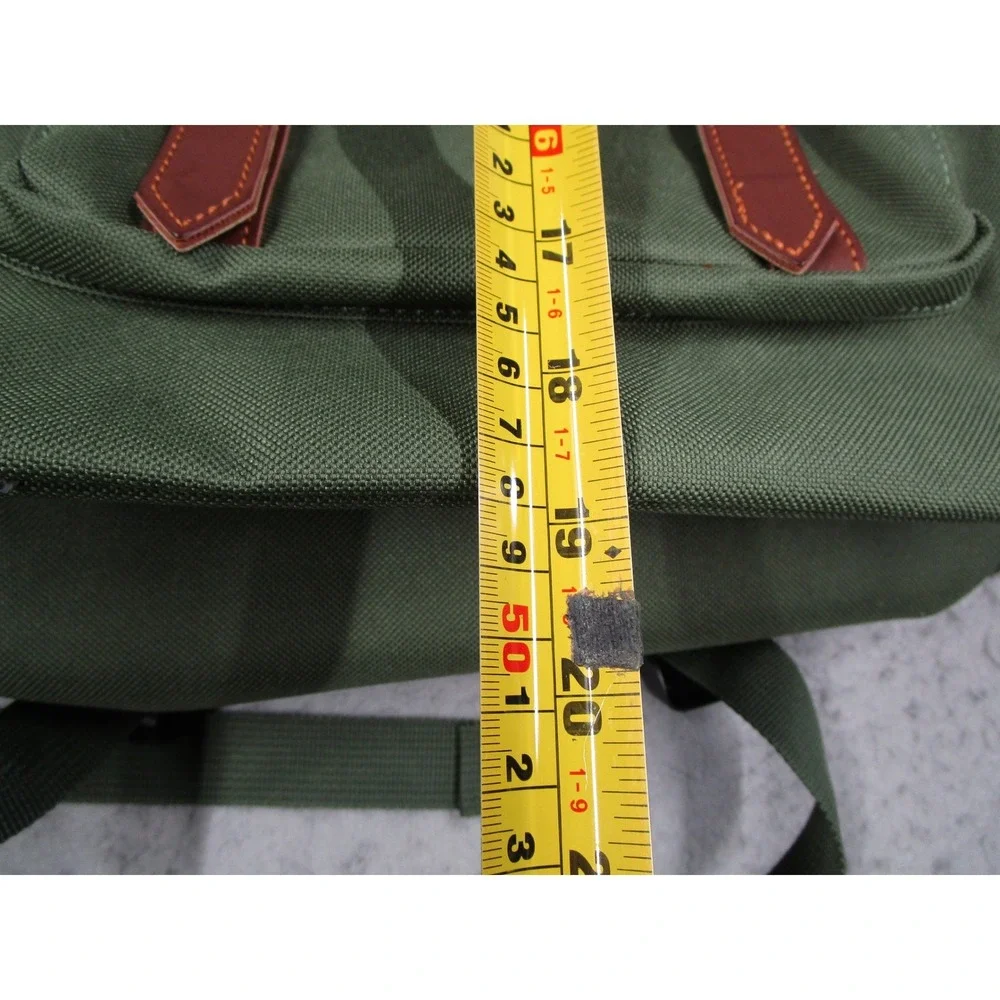 Good Boy Golf Backpack Olive Green Canvas Rucksack Laptop Sleeve Buckle Straps